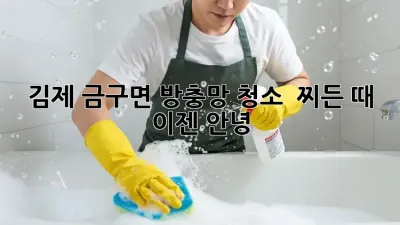 김제 금구면 방충망 청소 : 찌든 때, 이젠 안녕!